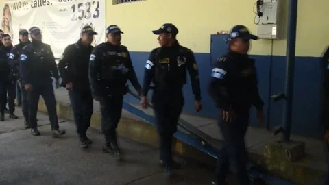 Prisons, "command centers" for gangs after wave of violence in Guatemala, Ciudad Stock Footage 327415991