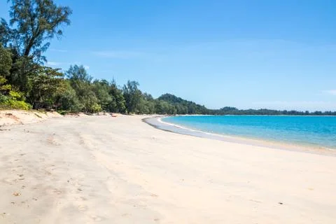 Pristine beach at Koh Phayam Foto stock