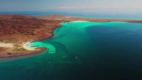 Pristine beaches in Isla Coronado Mexico Stock Footage 341054345
