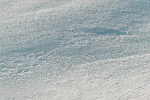 Pristine fresh snow surface texture with subtle sparkles Stock Photos