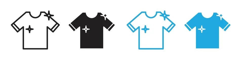 Pristine Garment Icon Representing Laundry Services and Clothing Care Stock Illustration