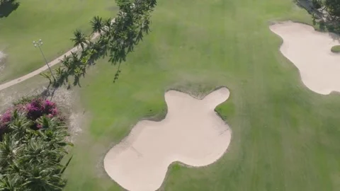 Pristine Golfing Landscapes Stock Footage 241657992