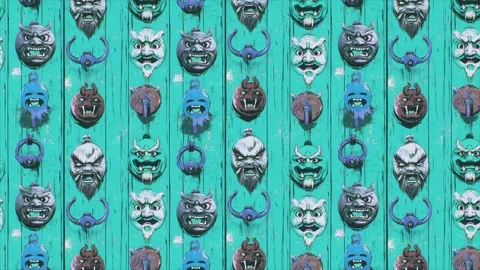 Pristine Knocker Vertical Motion Stock Footage 306461395