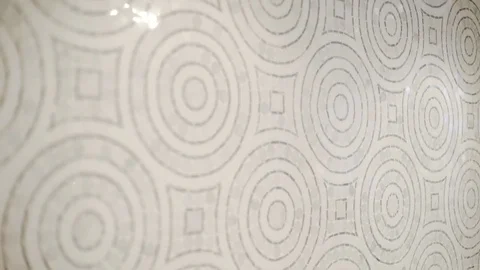 A pristine marble tile design in a luxury home. 库存影片 80426670