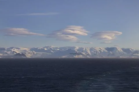The pristine nature of Antarctica. Stock Photos