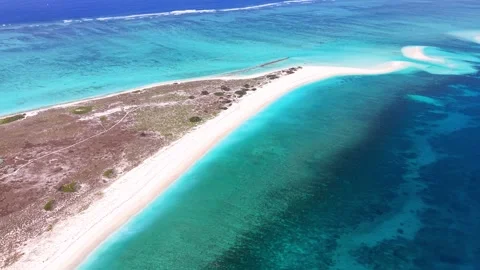 Pristine Sandy Islets and Shallow Waters near Anakao, Madagascar Stock Footage 324561868
