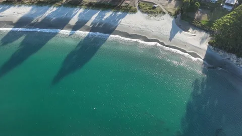 Pristine Tasmania coastline from drone perspective Video stock 176709131