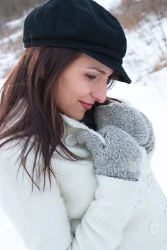 Pristine in white Stock Photos