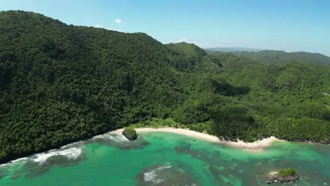 Pristine White Sand and Calm Turquoise Sea-04 Video stock 322130967