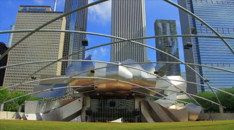 Pritzker pavilion 스톡 동영상 25039826