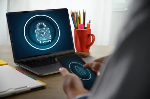 Privacy Access Identification Password Passcode and Privacy. Stock-Fotos