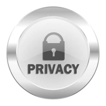 Privacy chrome web icon isolated. Stock-Illustration