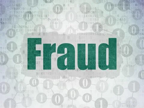 Privacy concept: Fraud on Digital Data Paper background イラスト素材