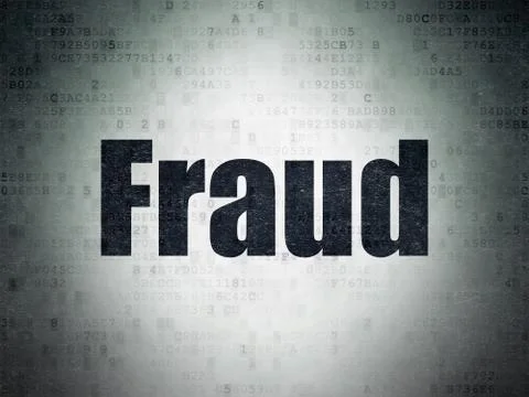 Privacy concept: Fraud on Digital Data Paper background Ilustración de archivo