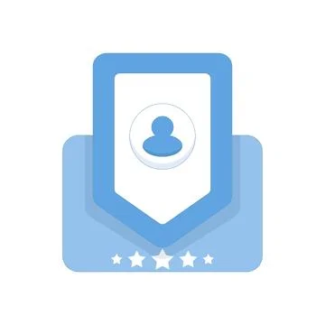 Privacy concept protects user data. Personalization that prioritizes privacy. Illustrazione stock