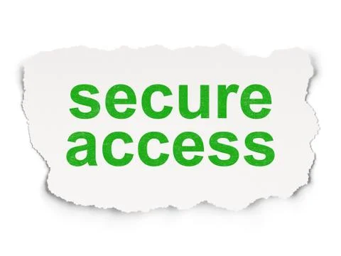 Privacy concept: Secure Access on Paper background イラスト素材