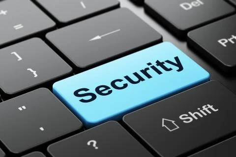 Privacy concept: Security on computer keyboard background イラスト素材