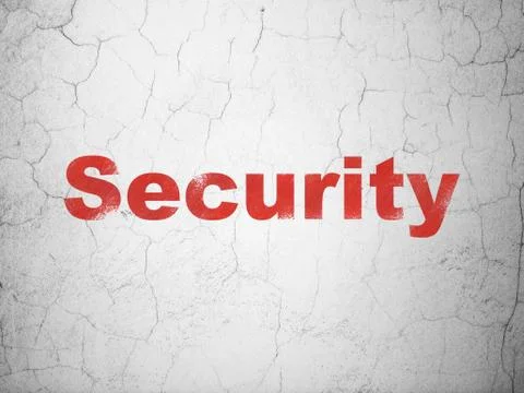 Privacy concept: Security on wall background Ilustração Stock
