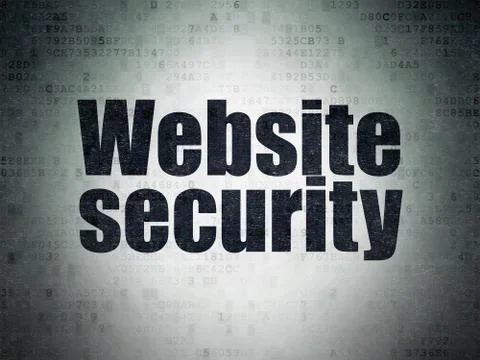 Privacy concept: Website Security on Digital Data Paper background イラスト素材