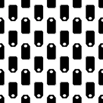 Privacy door tag pattern seamless vector Stock Illustration