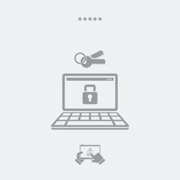 Privacy icon, privacy vector, privacy symbol, privacy design, privacy app, pr Stock Illustration