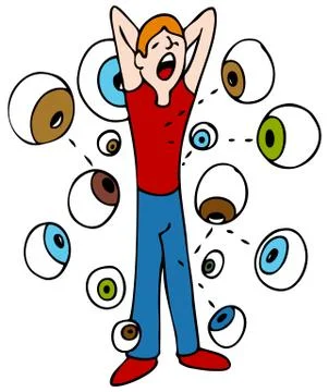 Privacy invasion Stock Illustration