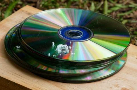 Privacy, keeping redundant data safe by physically destroying the disks Stock Photos