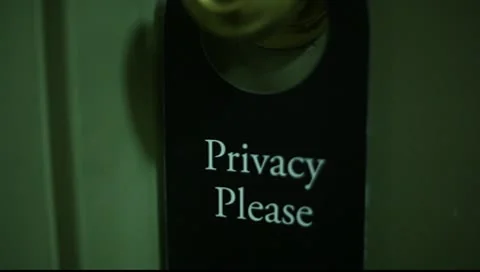 Privacy Please on a Closed Door 스톡 동영상 10564659