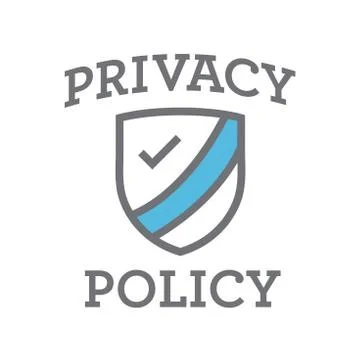 Privacy Policy Banner Stock Illustration