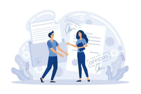 Privacy policy, official document information in form of text, customer dat.. Stock Illustration