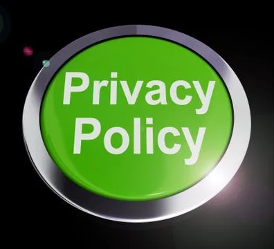 Privacy policy or statement of intent for data protection direct Stock Illustration