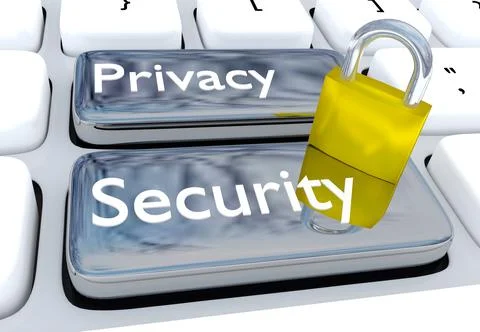 Privacy Security concept Stock Illustration