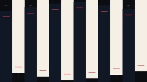 Privacy Shutter Slice Full Frame Transition Stock Footage 342581905