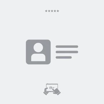 Private account box icon イラスト素材