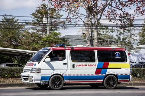 Private Ambulance van Stock Photos