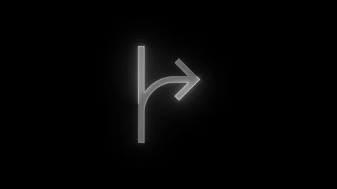 Private call stroke icon glowing neon animation Stock Footage 289465662