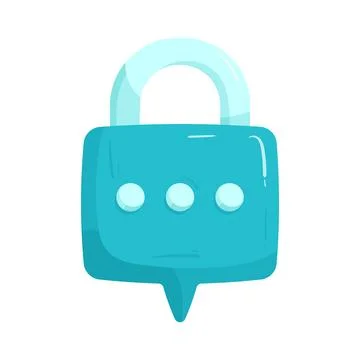 Private chat 库存插图