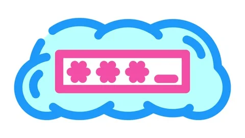 Private cloud computing color icon animation Stock Footage 327259989