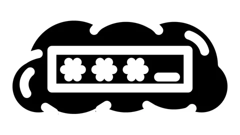 Private cloud computing glyph icon animation Stock Footage 326735906