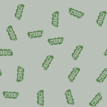 Private cloud computing glyph vector seamless pattern Stock Illustration