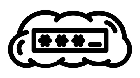 Private cloud computing line icon animation Stock Footage 326751974