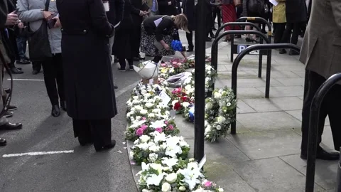 Private criminal case brought for murdered Met police officer after 40 years Stock Footage 272786579