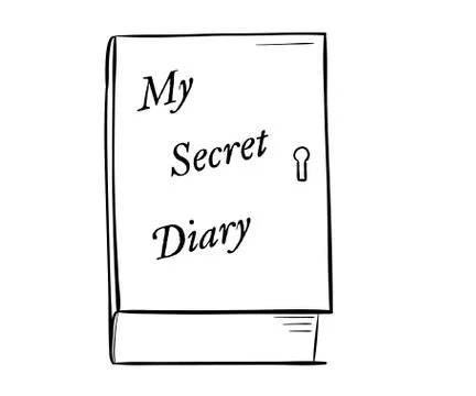 Private diary Stock-Illustration