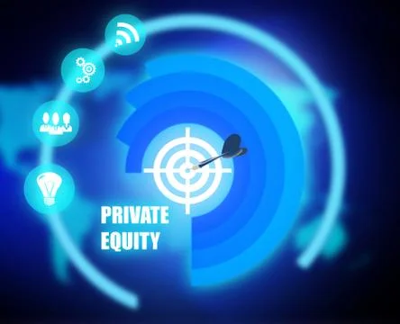 Private Equity, Innovation with ideas and concepts,business Stock Illustration