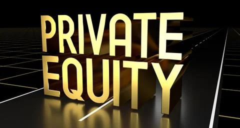 Private equity - road concept - 3D illustration Stock Illustration