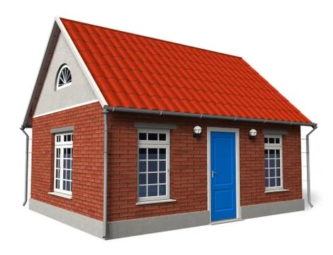 Private house Stock-Illustration