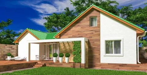 Private house Illustrazione stock
