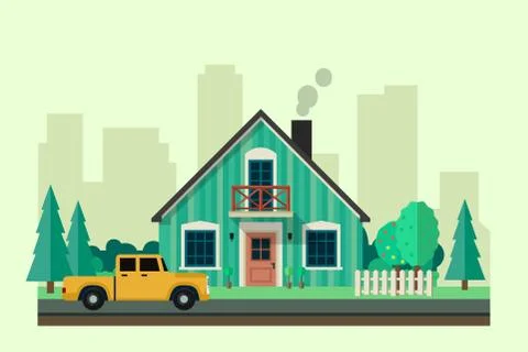 Private house. Stock Illustration