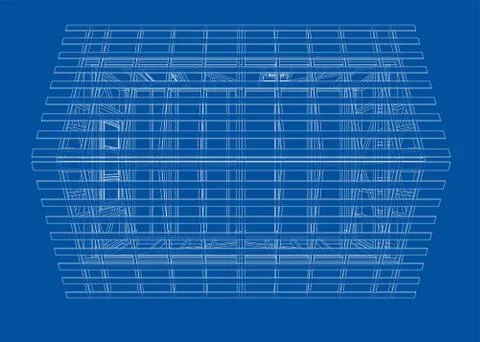 Private house sketch. Vector Stock Illustration