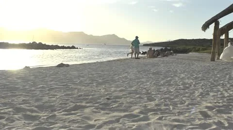 Private Island Beach Stock Footage 22104180